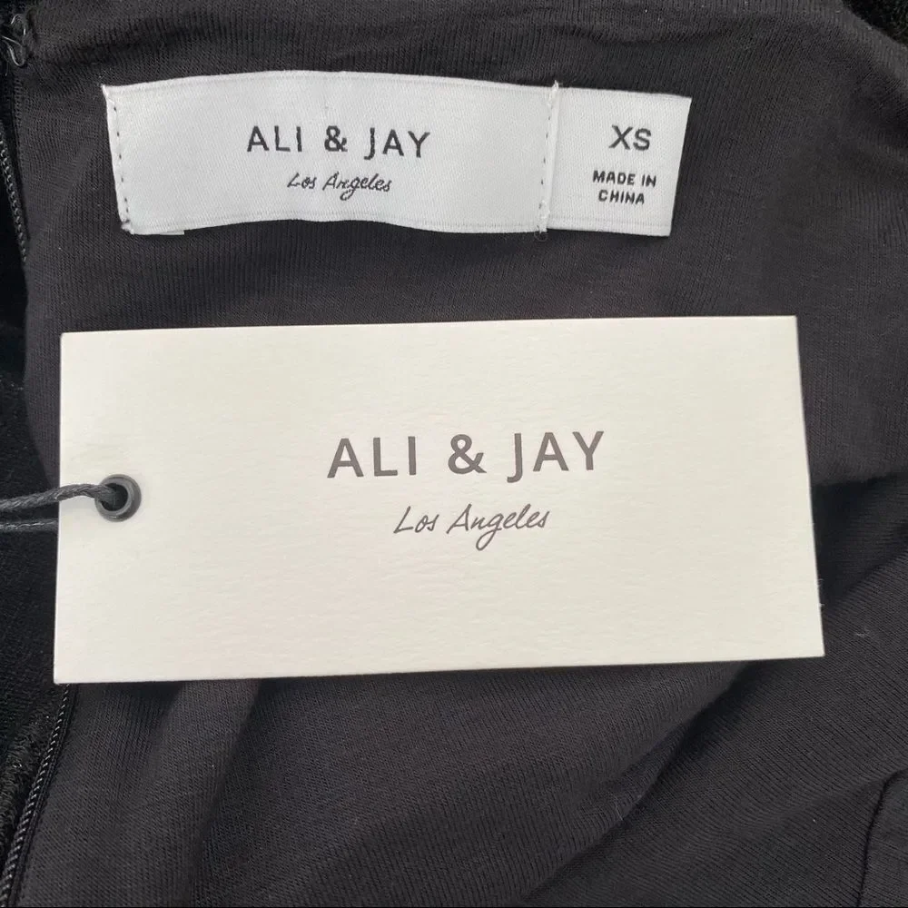 NEW Ali & Jay First Friday sparkle jumpsuit XS - Picture 13 of 14